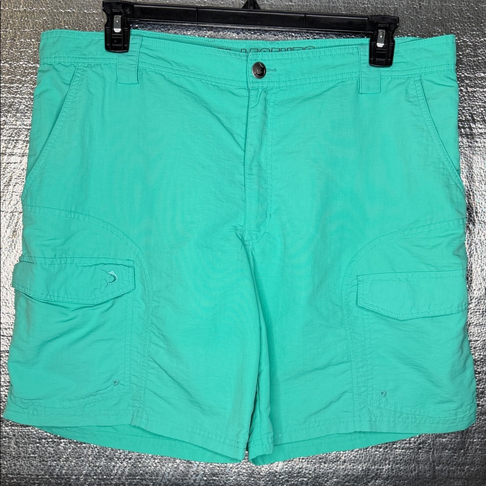 Reel Legends Teal Cargo Shorts